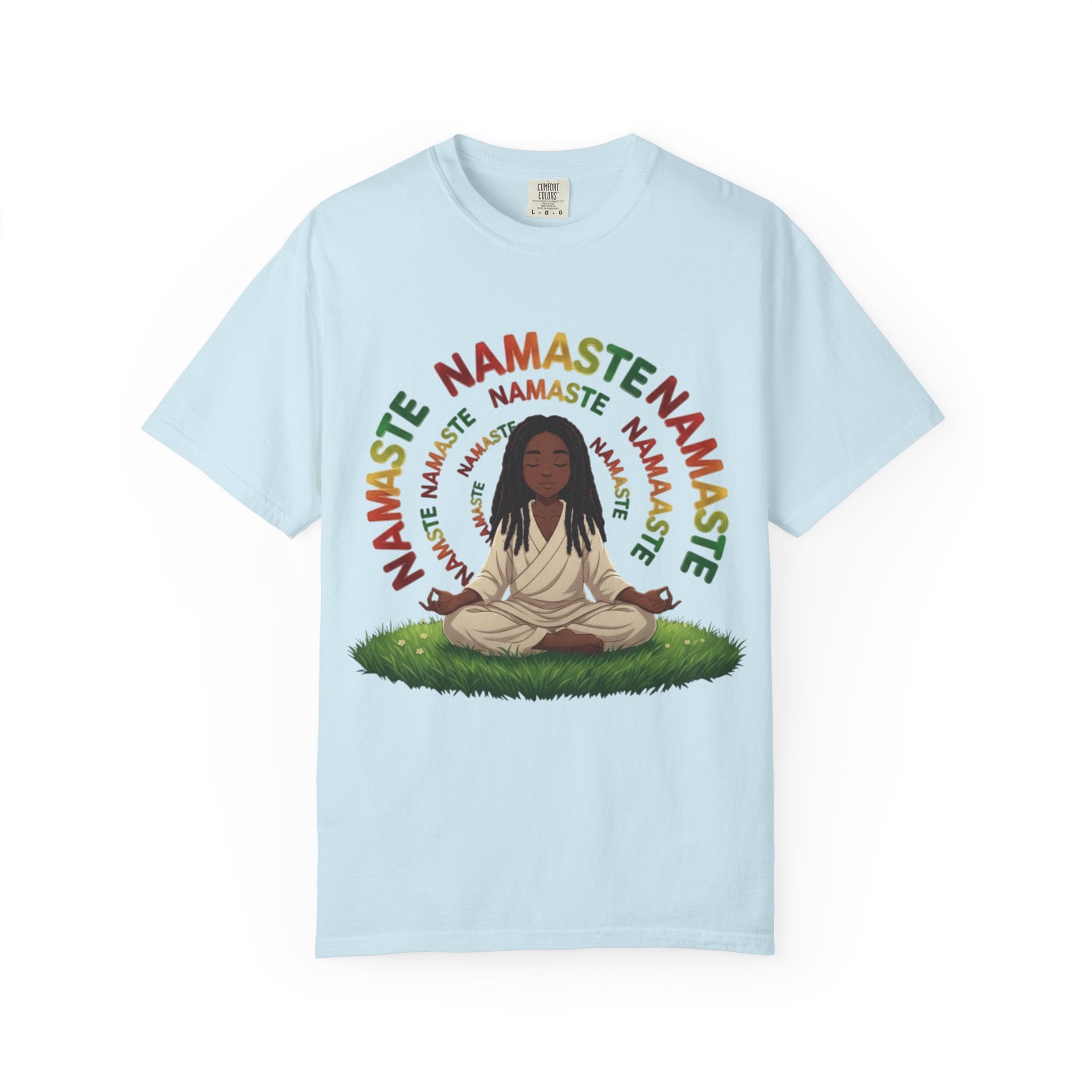 Namaste Meditation T-Shirt — Peaceful Yoga Graphic Tee