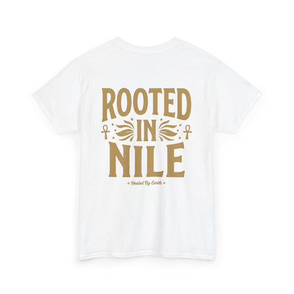 Rooted in Nile T-Shirt — Egyptian Ankh Plant Vibe Tee
