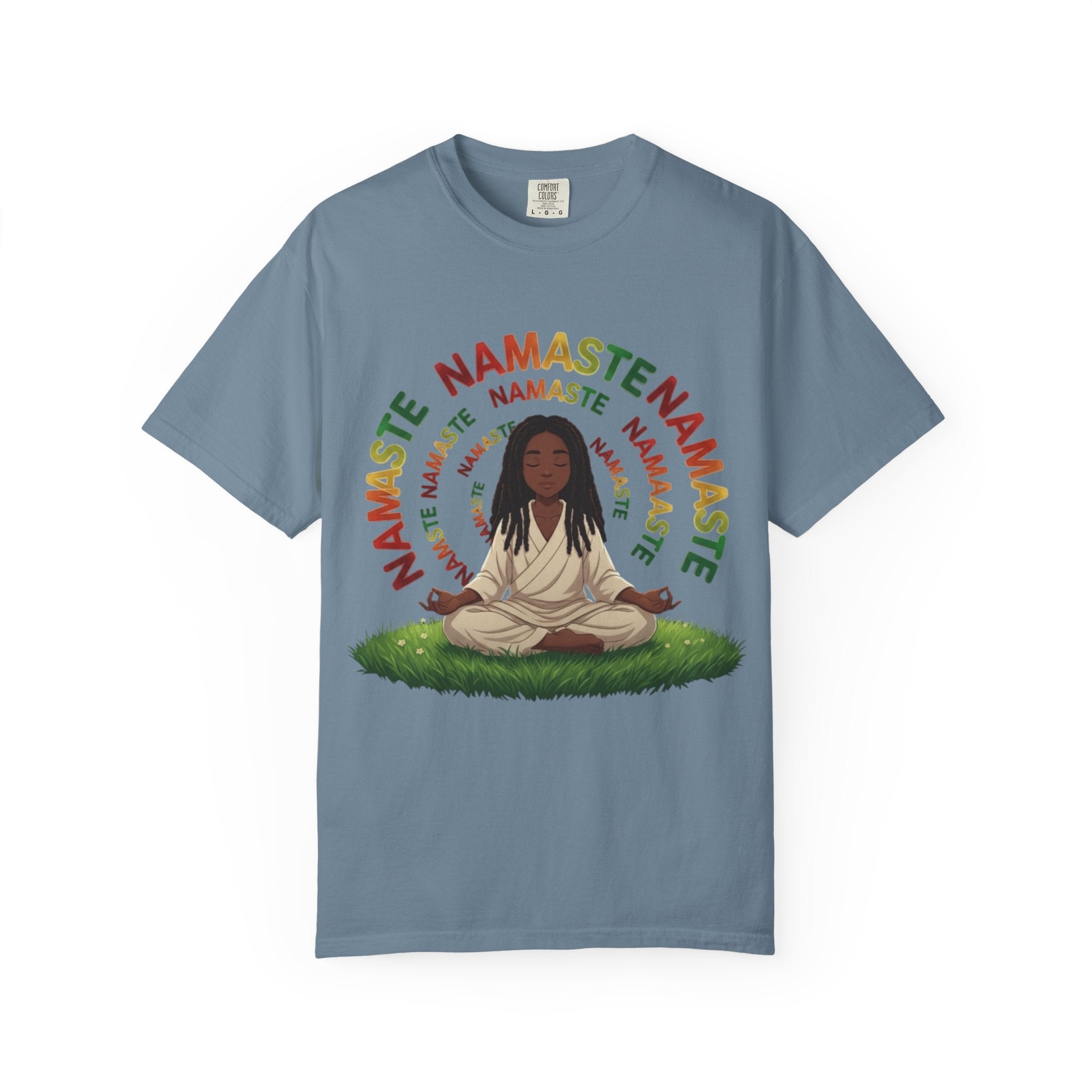 Namaste Meditation T-Shirt — Peaceful Yoga Graphic Tee