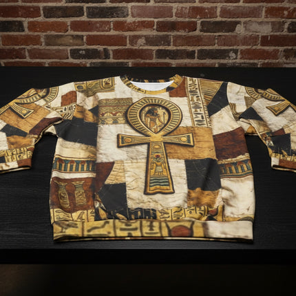 Egyptian Ankh Collage Sweatshirt