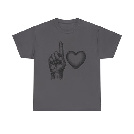 "1 love" Graphic T-Shirt