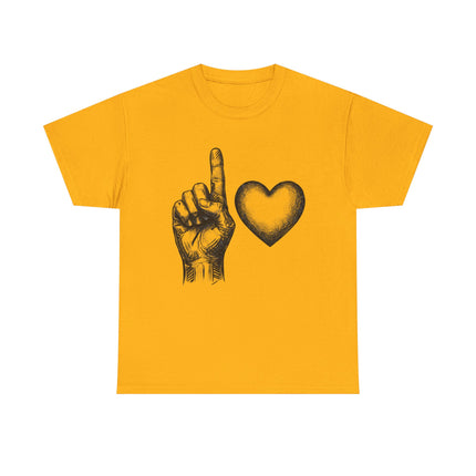 "1 love" Graphic T-Shirt