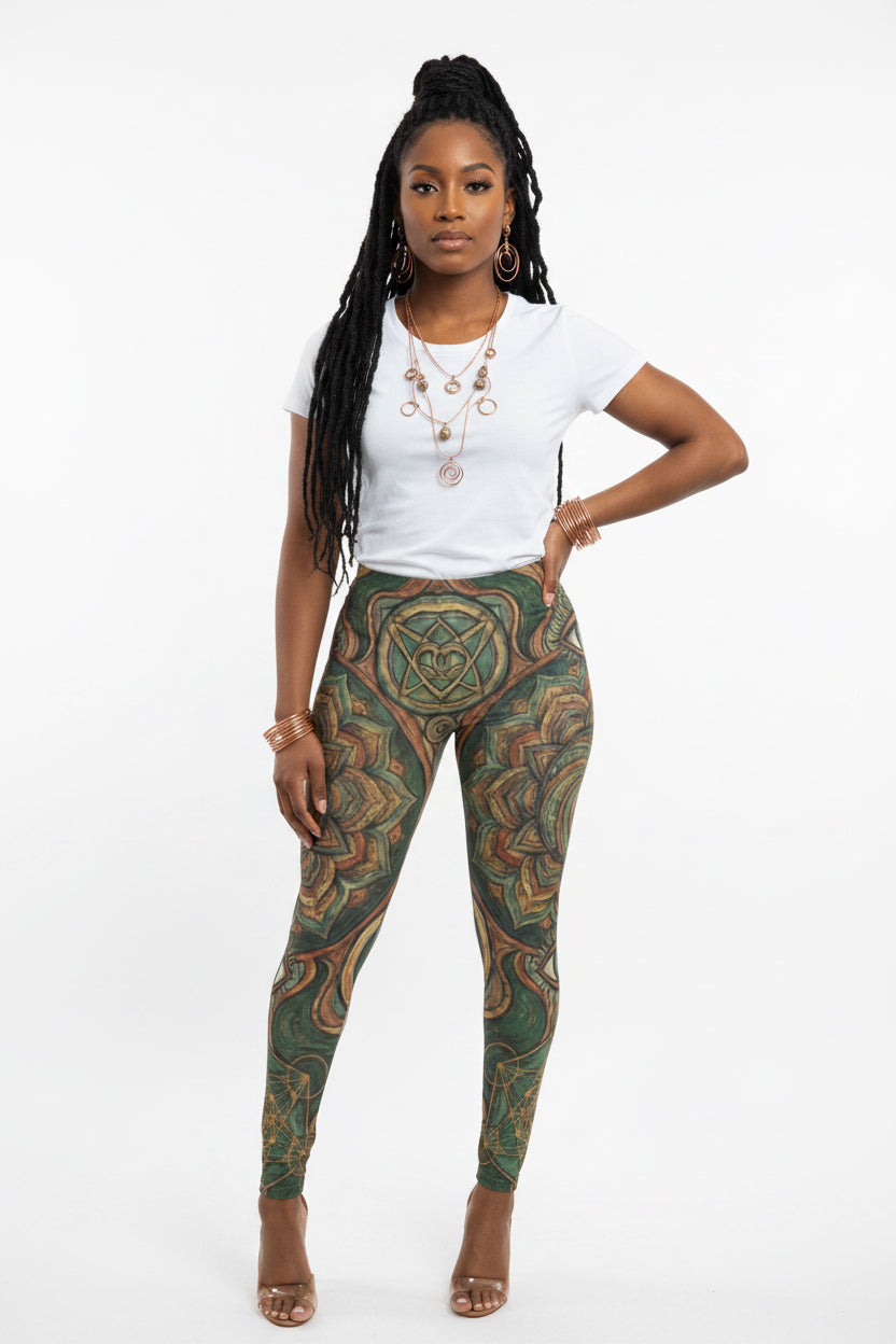 Trippy Boho Dreamcatcher Leggings — Women's Casual Yoga & Everyday AOP Leggings