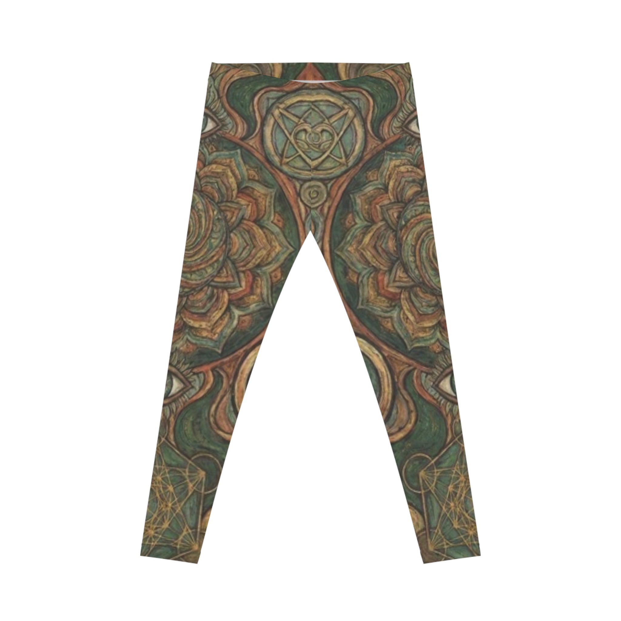 Trippy Boho Dreamcatcher Leggings — Women's Casual Yoga & Everyday AOP Leggings