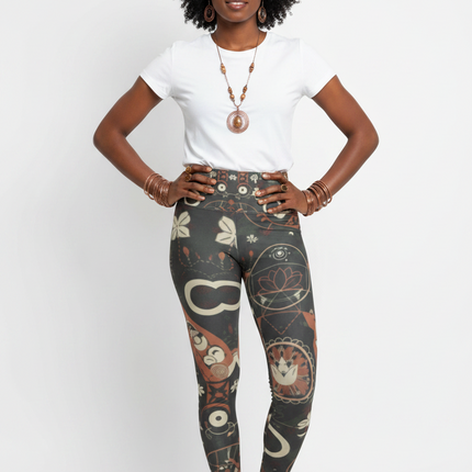 Enlightened Divine Feminine All-Over Leggings #3