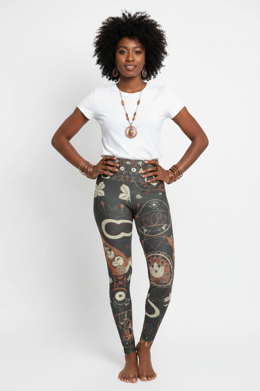 Enlightened Divine Feminine All-Over Leggings #3