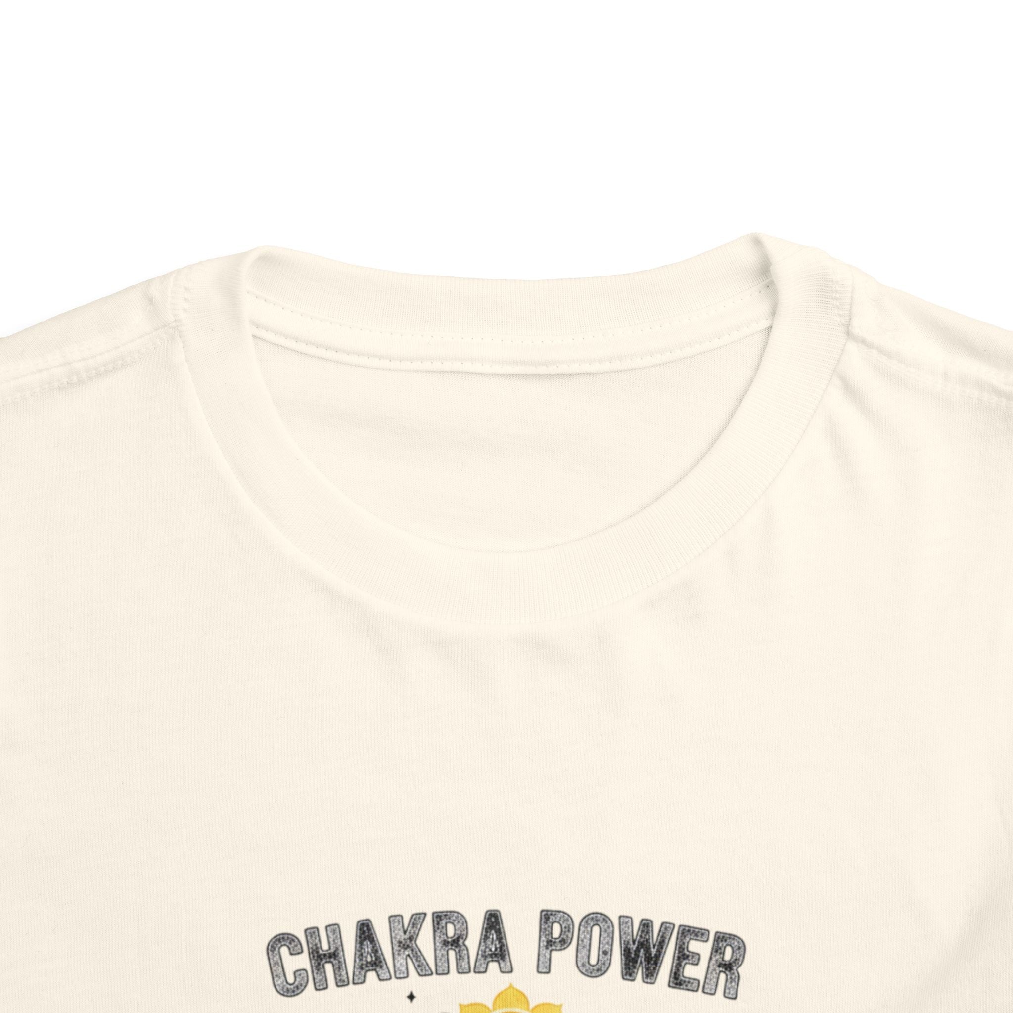 Chakra Power Toddler Tee — Colorful Kids Chakra Energy Shirt