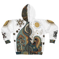 Trippy Abstract Zip Hoodie