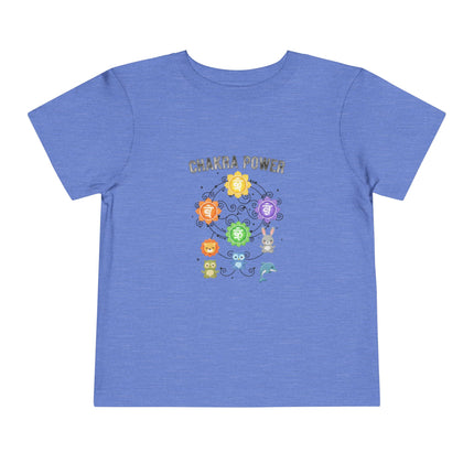 Chakra Power Toddler Tee — Colorful Kids Chakra Energy Shirt