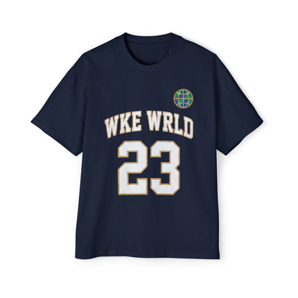 Wkewrld jersey Themed Oversized Tee — Graphic Money Face Men's Shirt