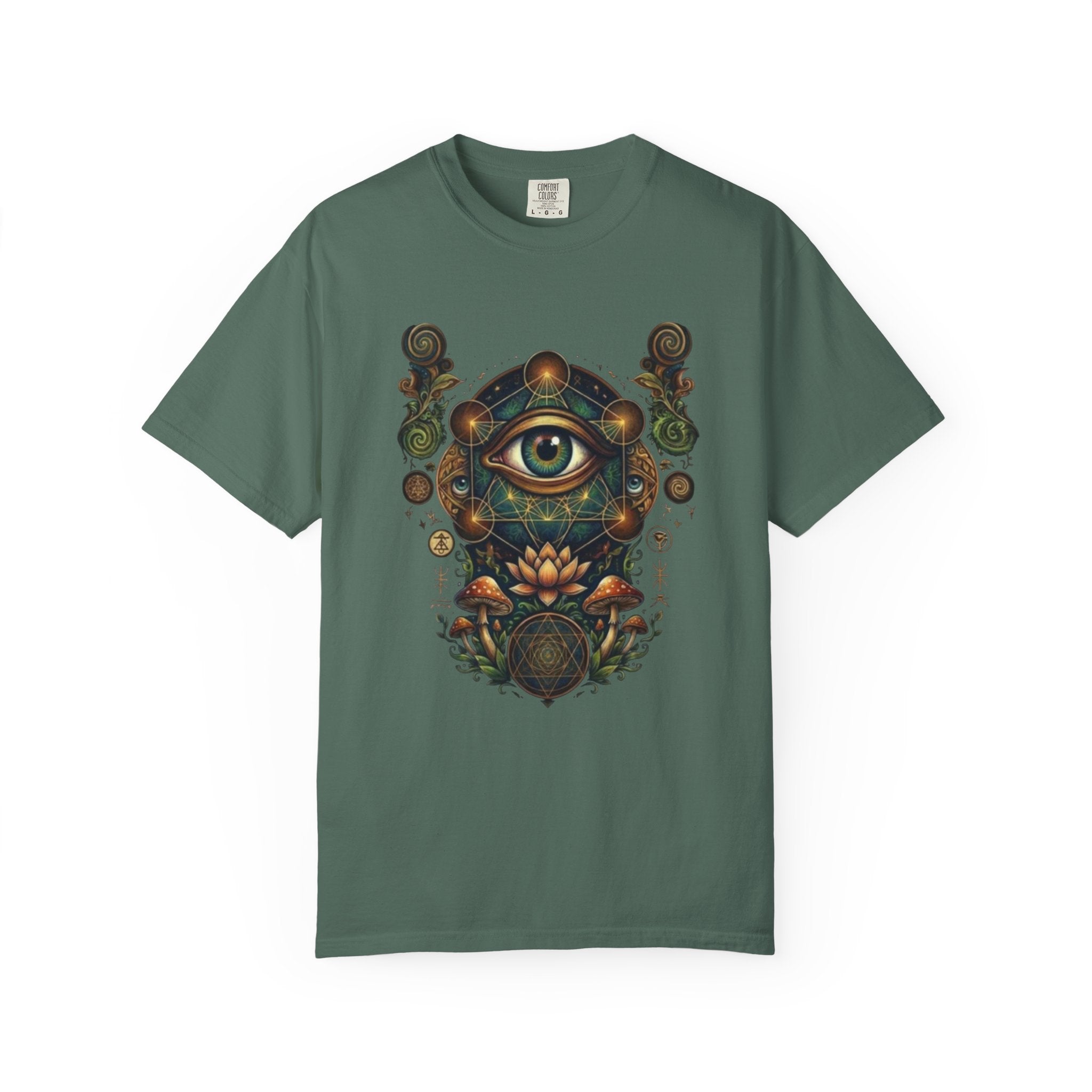 Geometric Eye Themed T-Shirt