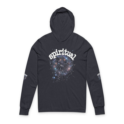 Celestial spiritual Hooded Long Sleeve Tee