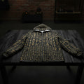 Pharaoh Print Windbreaker Jacket - All-Over-Print Animal Print Hooded Windbreaker