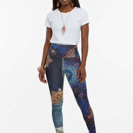 Enlightened Psychedelic Vision All-Over Leggings #4