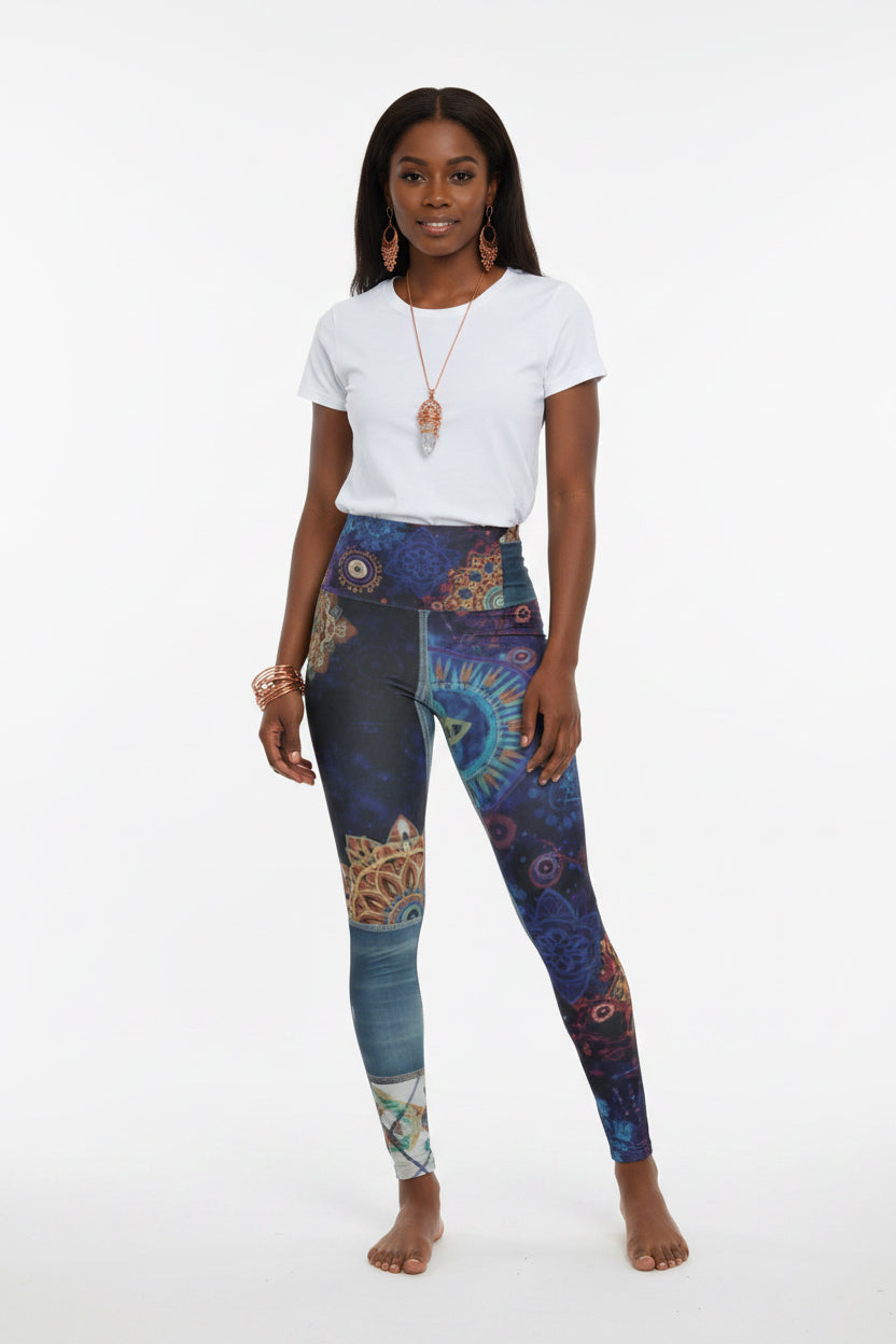 Enlightened Psychedelic Vision All-Over Leggings #4