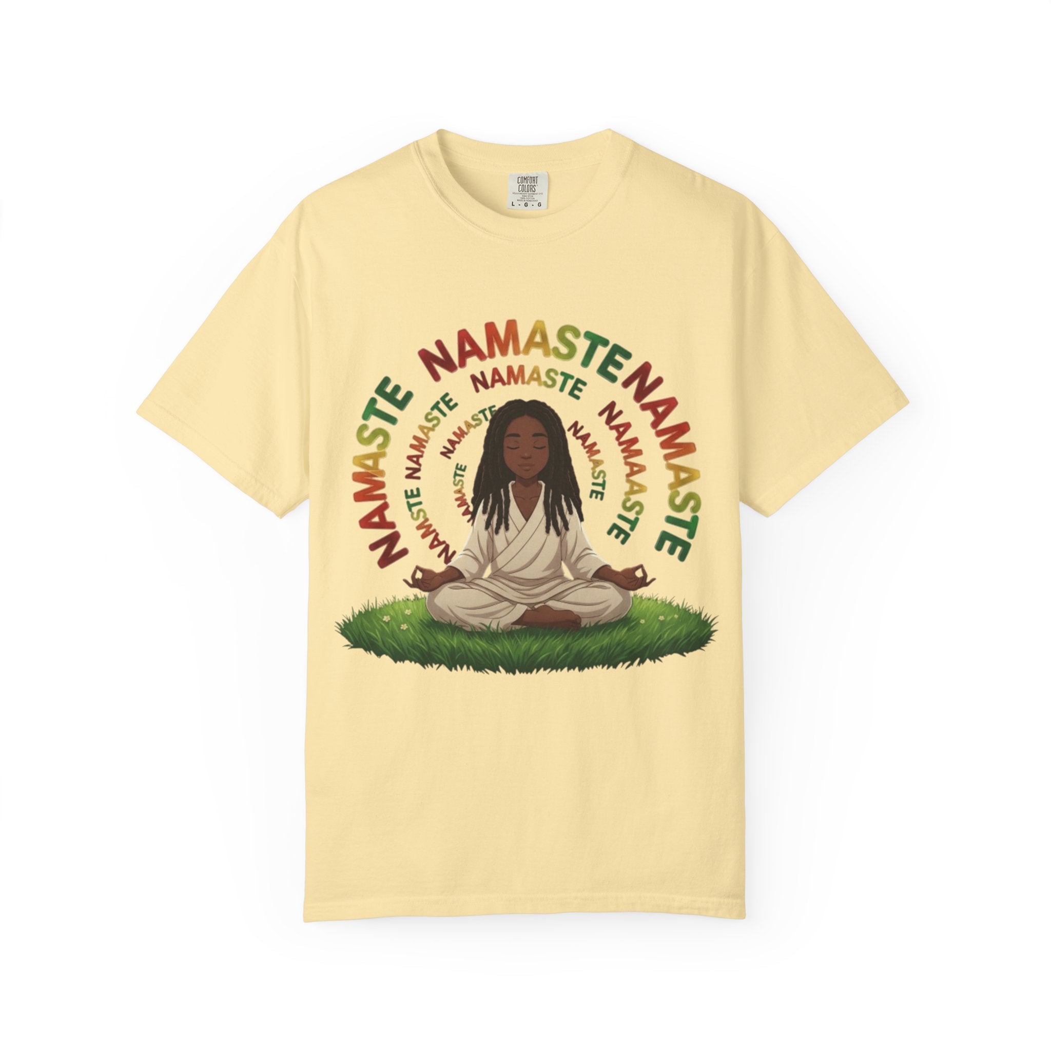 Namaste Meditation T-Shirt — Peaceful Yoga Graphic Tee