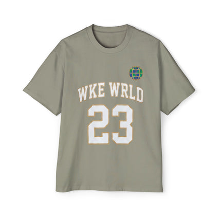 Wkewrld jersey Themed Oversized Tee — Graphic Money Face Men's Shirt