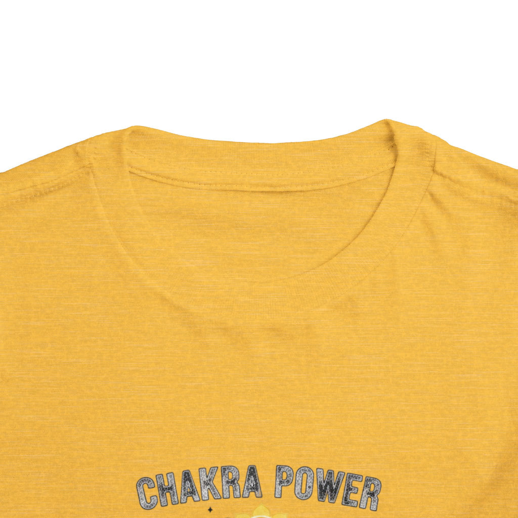 Chakra Power Toddler Tee — Colorful Kids Chakra Energy Shirt