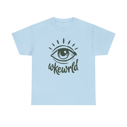 Eye Graphic Tee — 'Woke World' Retro Eye Illustration T‑Shirt