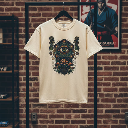 Geometric Eye Themed T-Shirt