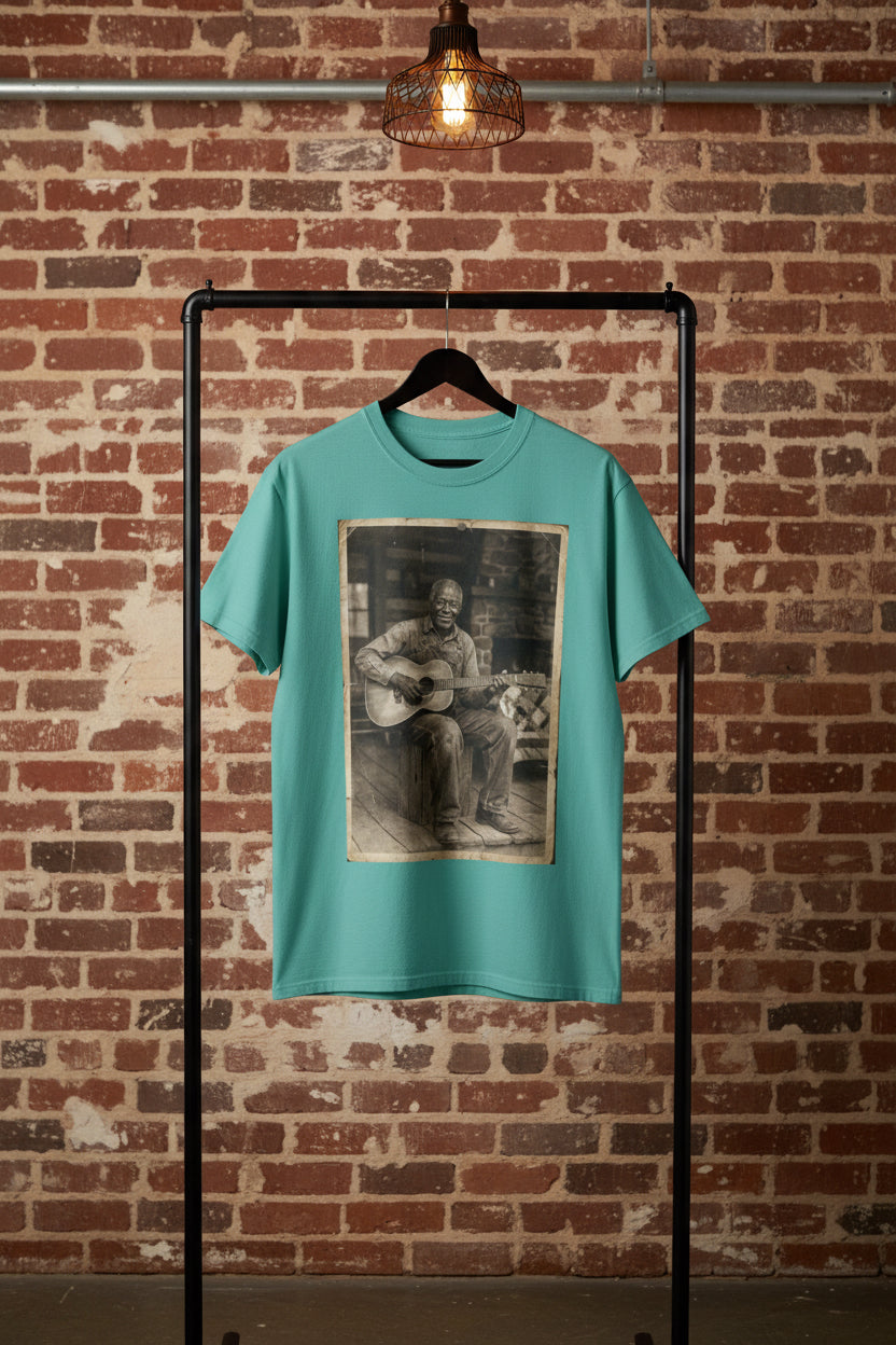 Rustic Guitar Themed T-Shirt