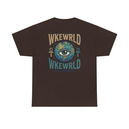 WKEWRLD Graphic Tee — Eye Over Globe "Trust The Vision" Shirt