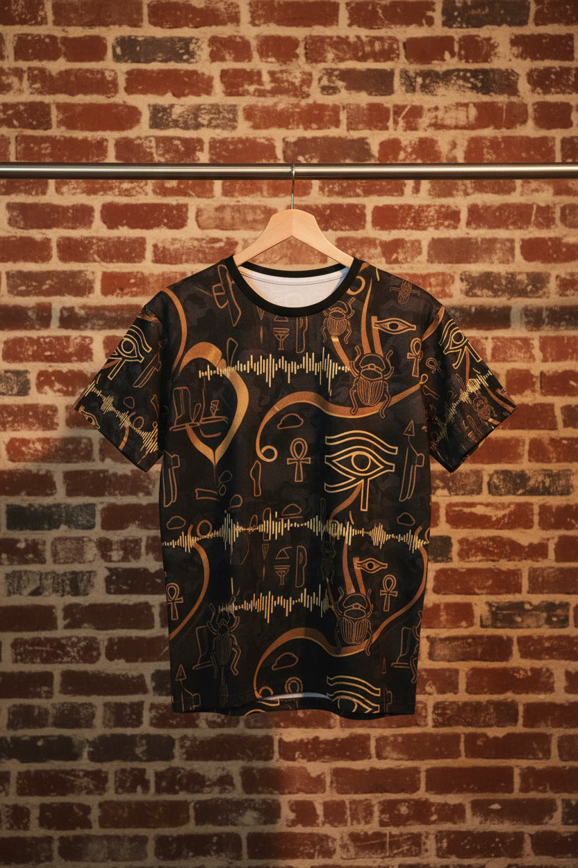Mystic Ankh Energy All-Over Compression Shirt #10