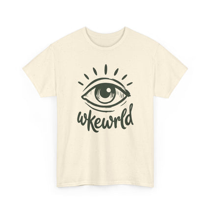 Eye Graphic Tee — 'Woke World' Retro Eye Illustration T‑Shirt