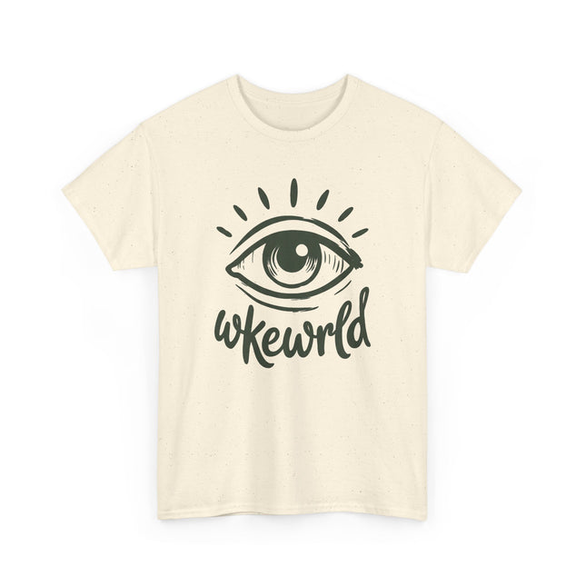 Eye Graphic Tee — 'Woke World' Retro Eye Illustration T‑Shirt