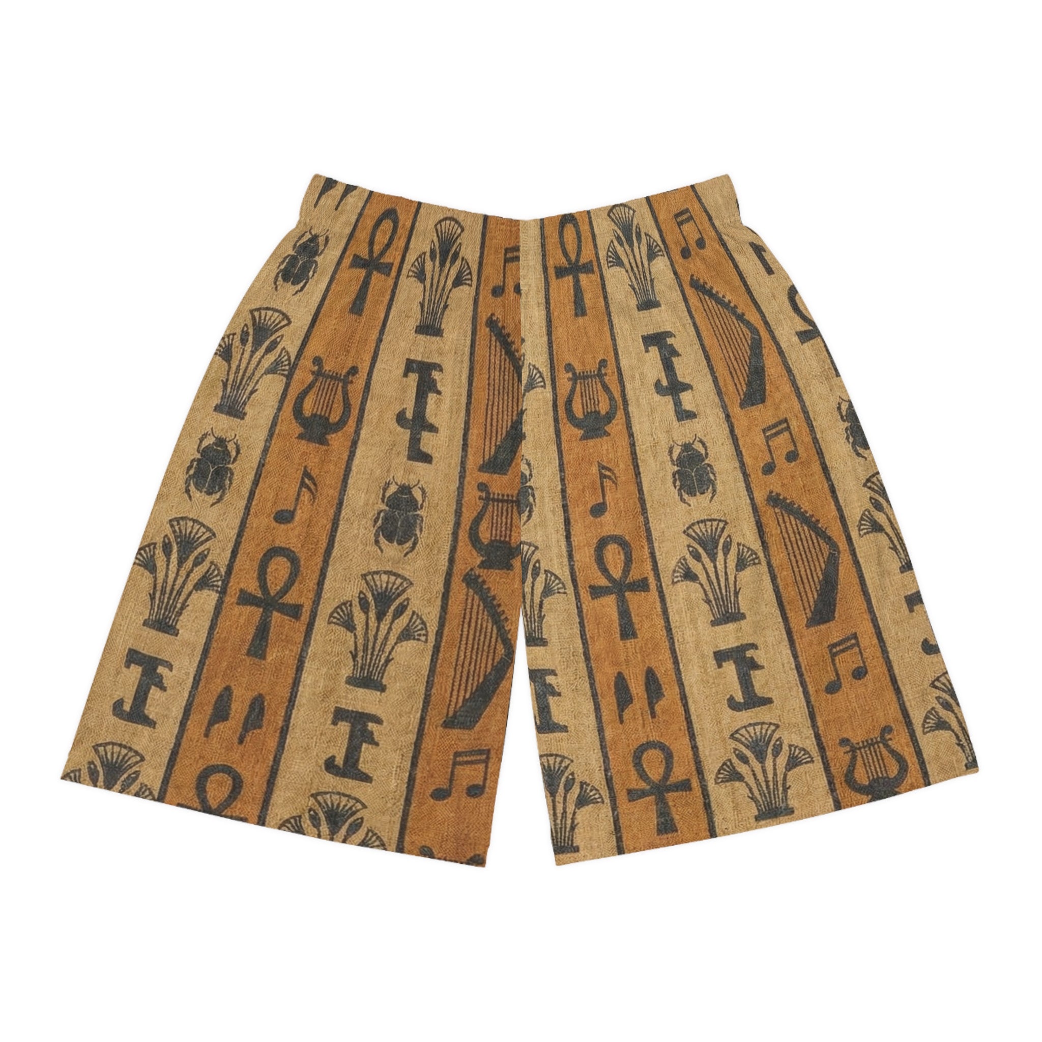 Egyptian Hieroglyphic Print sports Shorts