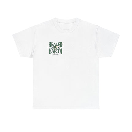Healed Earth Tee — Small Chest Eco Graphic T‑Shirt