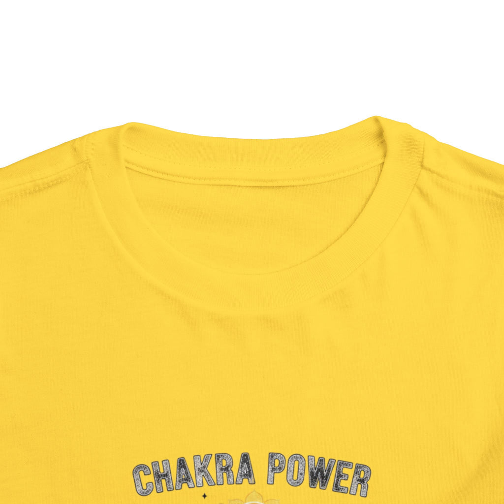 Chakra Power Toddler Tee — Colorful Kids Chakra Energy Shirt