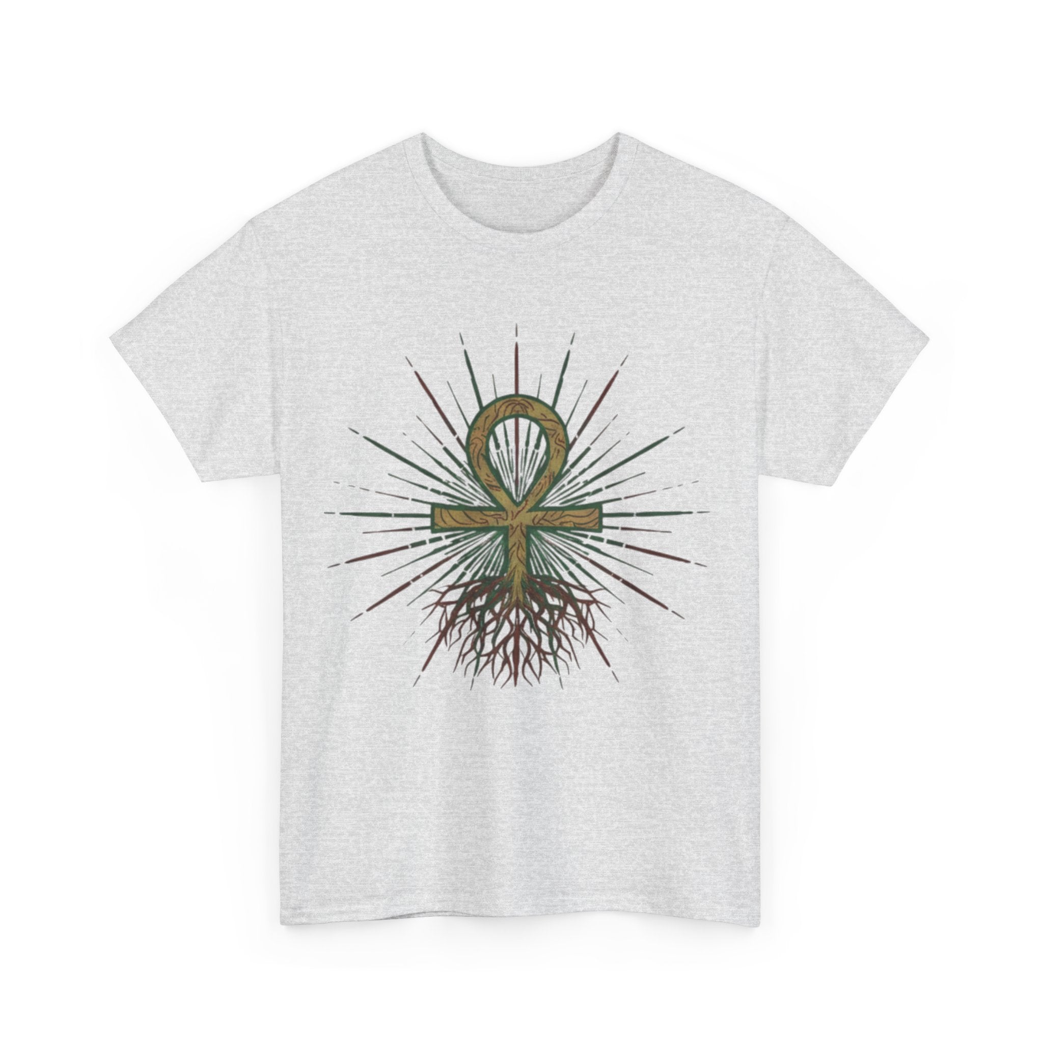 Root Chakra Grounded Ankh T-Shirt (Unisex)