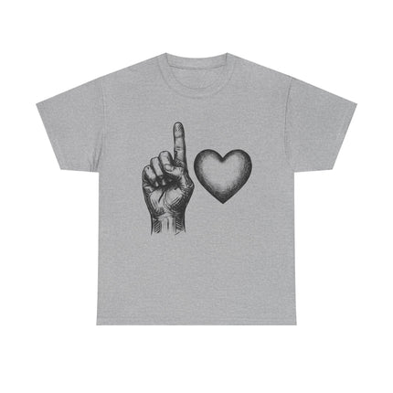 "1 love" Graphic T-Shirt