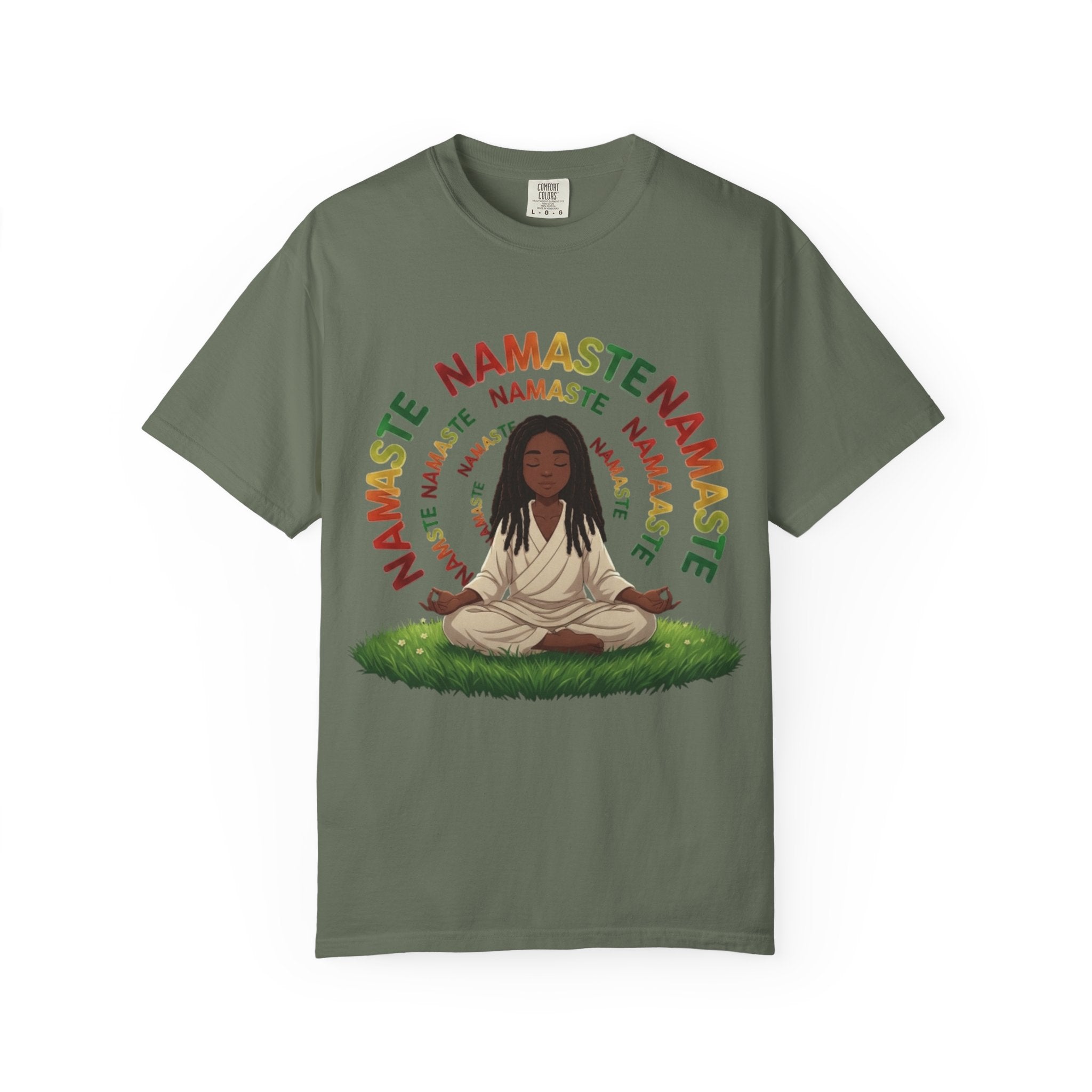 Namaste Meditation T-Shirt — Peaceful Yoga Graphic Tee