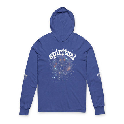 Celestial spiritual Hooded Long Sleeve Tee