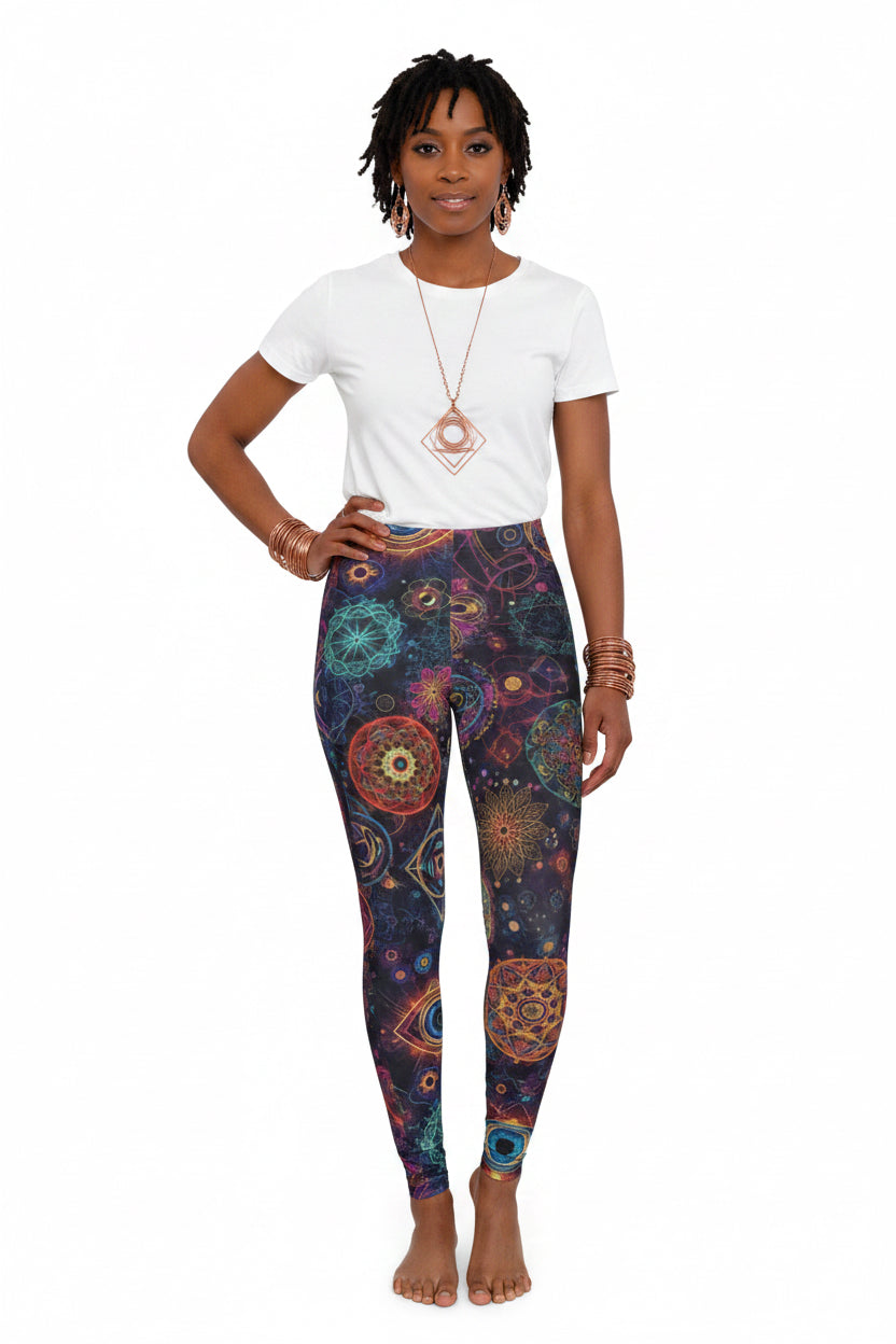 Divine Psychedelic Vision All-Over Leggings #2
