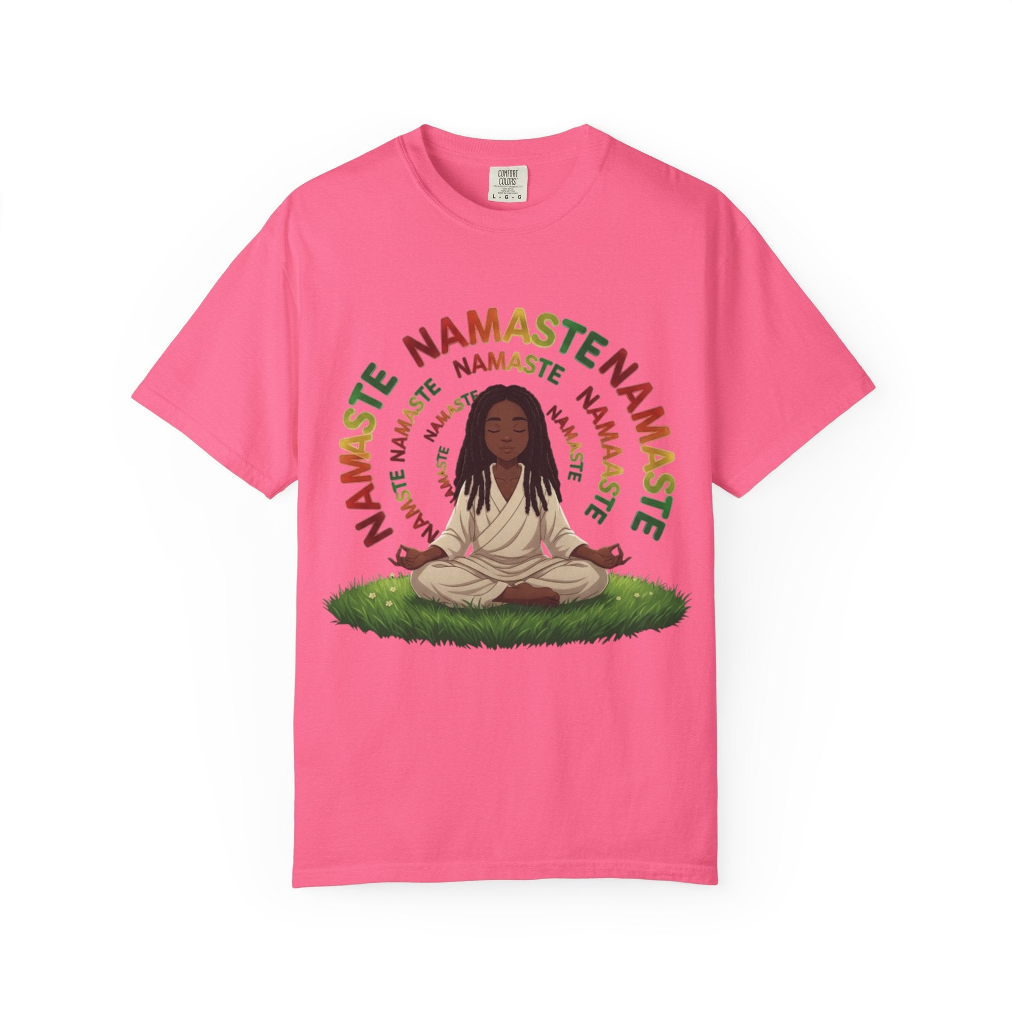 Namaste Meditation T-Shirt — Peaceful Yoga Graphic Tee