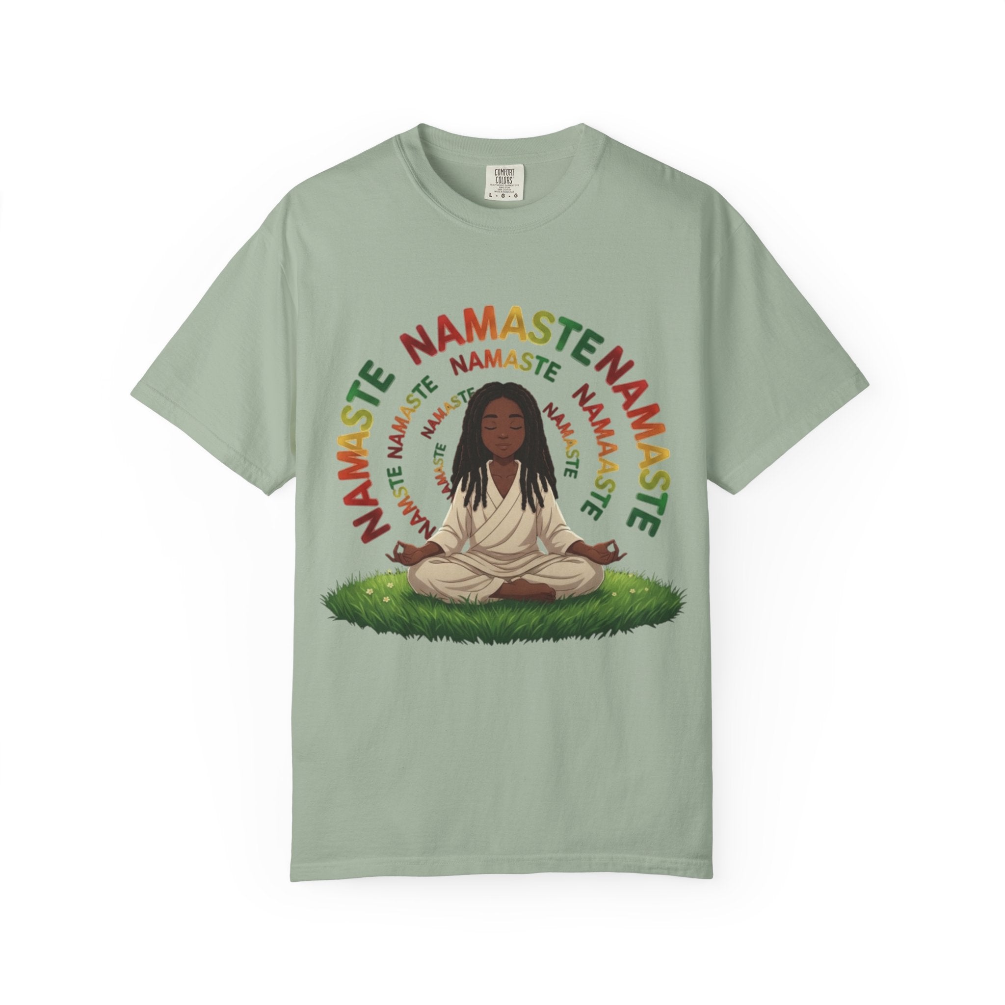 Namaste Meditation T-Shirt — Peaceful Yoga Graphic Tee