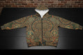 All-Over Print Zip Hoodie — Mystic Third Eye Mandala Design