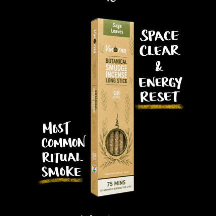 White Sage | 8 Sacred Natural Incense Sticks |