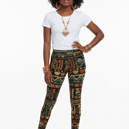 Mystic African Patterns All-Over Leggings #9