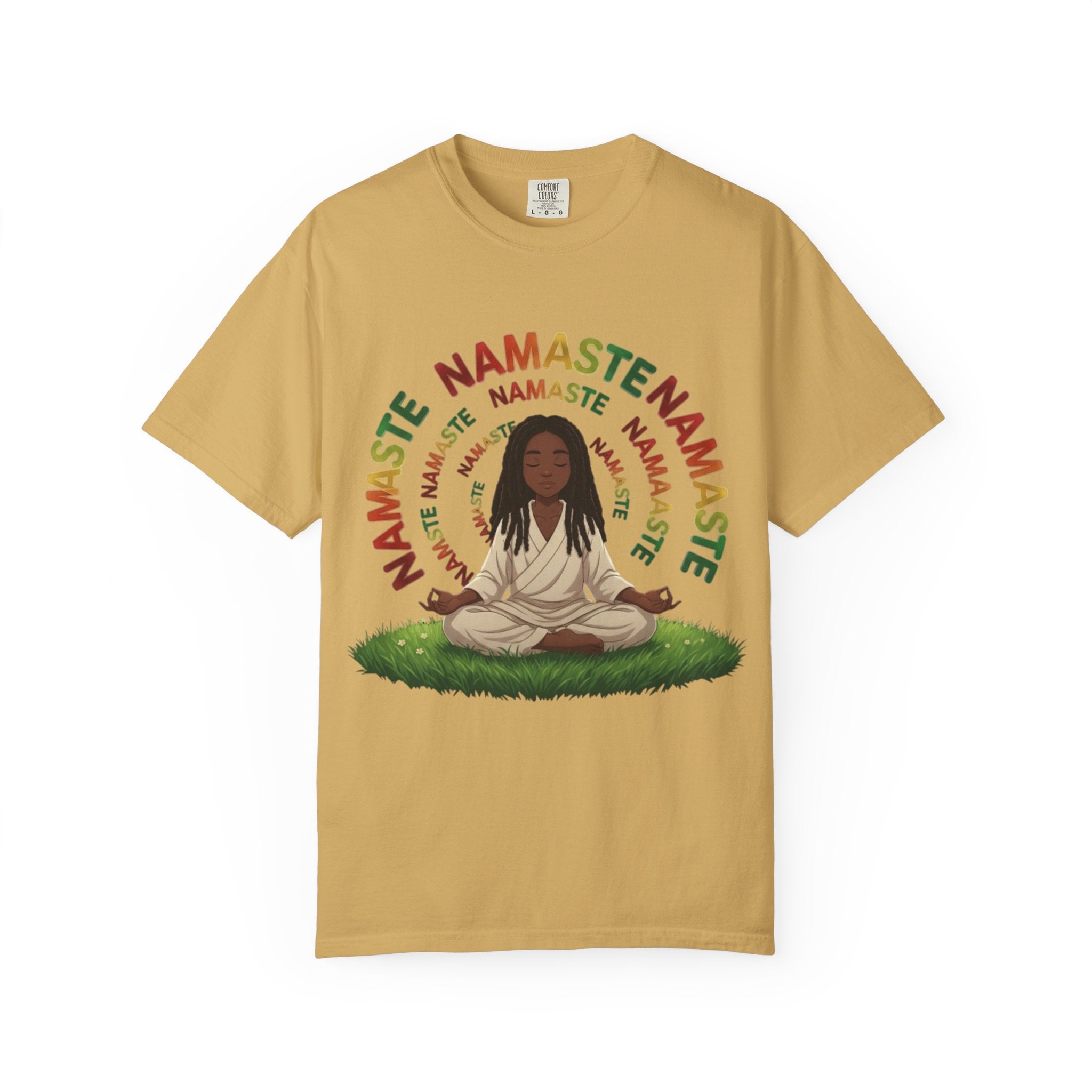 Namaste Meditation T-Shirt — Peaceful Yoga Graphic Tee