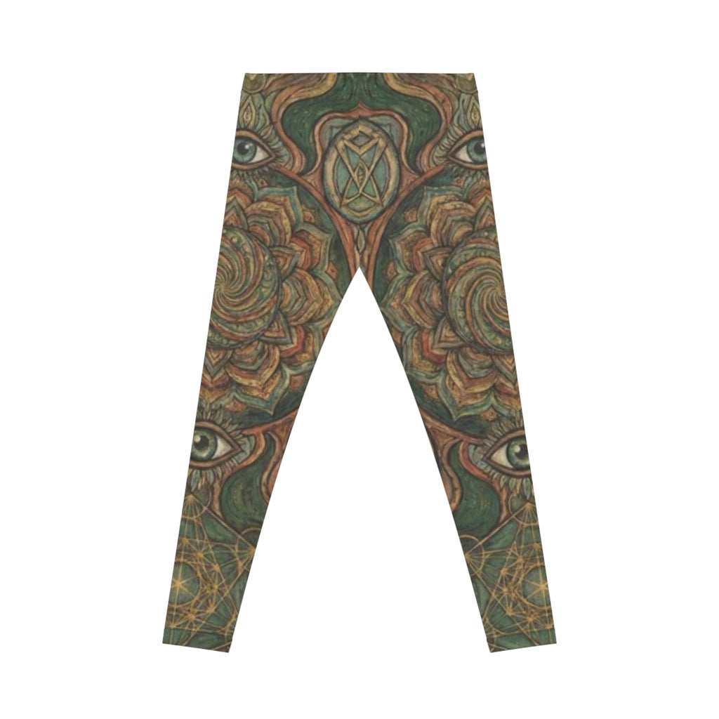 Trippy Boho Dreamcatcher Leggings — Women's Casual Yoga & Everyday AOP Leggings