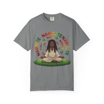Namaste Meditation T-Shirt — Peaceful Yoga Graphic Tee