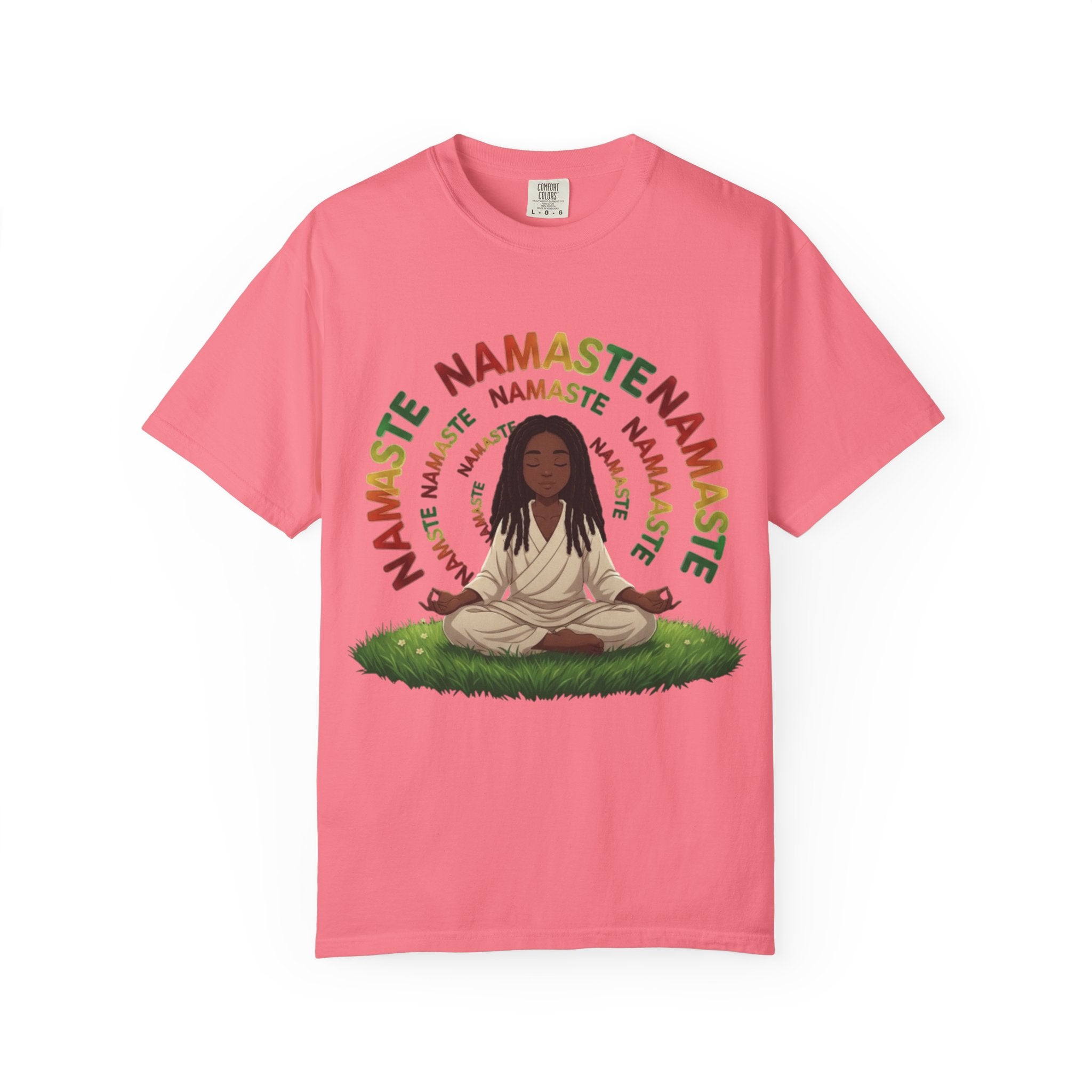 Namaste Meditation T-Shirt — Peaceful Yoga Graphic Tee