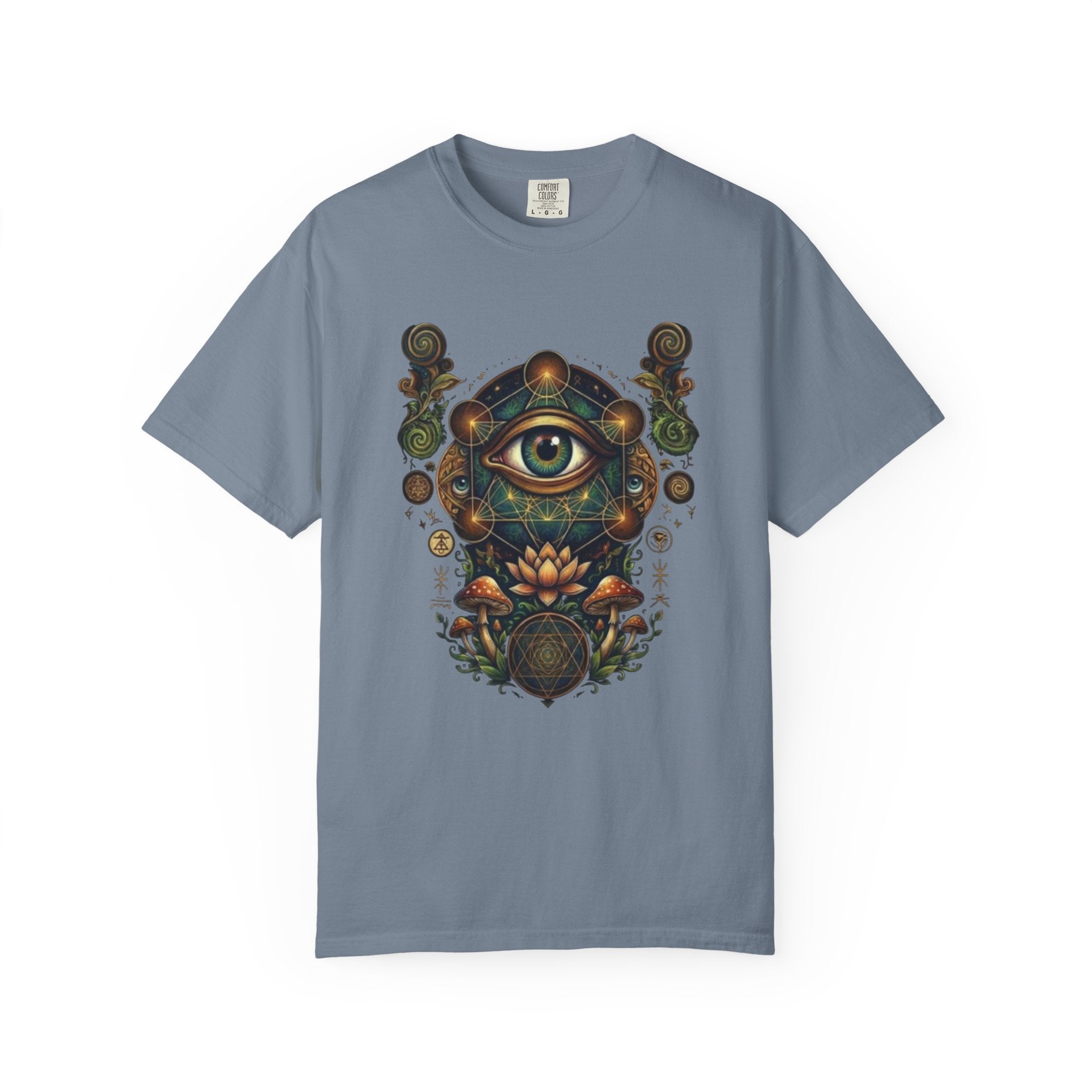 Geometric Eye Themed T-Shirt