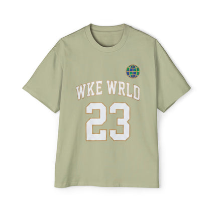 Wkewrld jersey Themed Oversized Tee — Graphic Money Face Men's Shirt