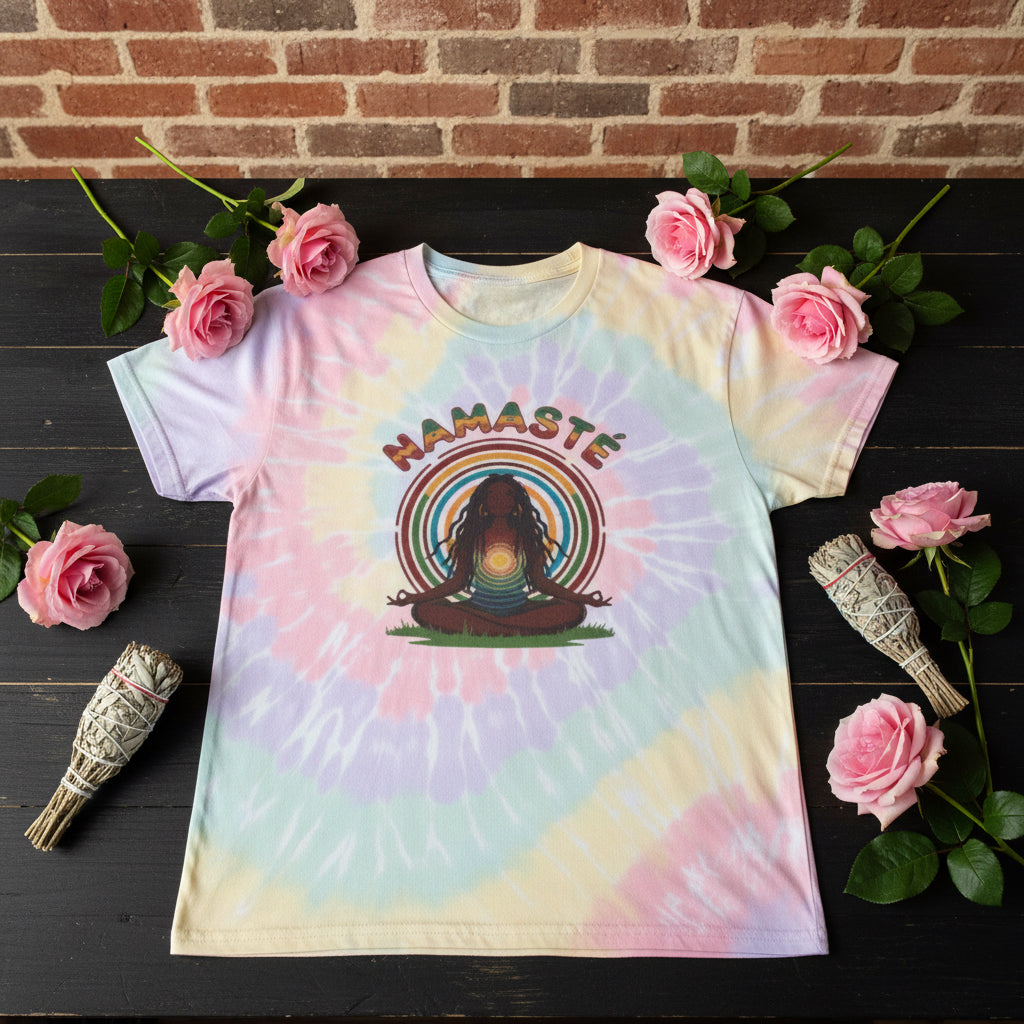 Celestial Meditation Vibes All-Over Tie-Dye  Shirt #1