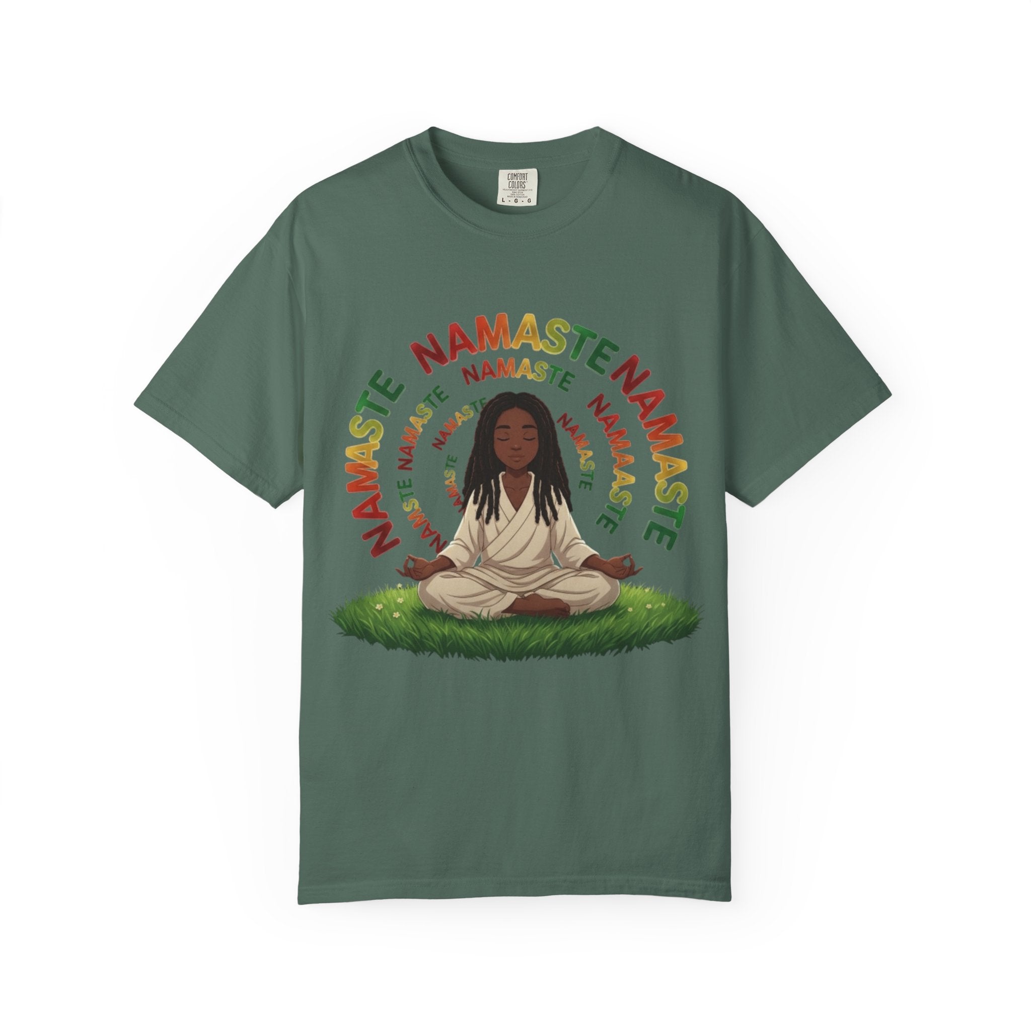 Namaste Meditation T-Shirt — Peaceful Yoga Graphic Tee